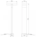 Ландшафтный поворотный светильник Twin 3000K IP54 35170/F черный