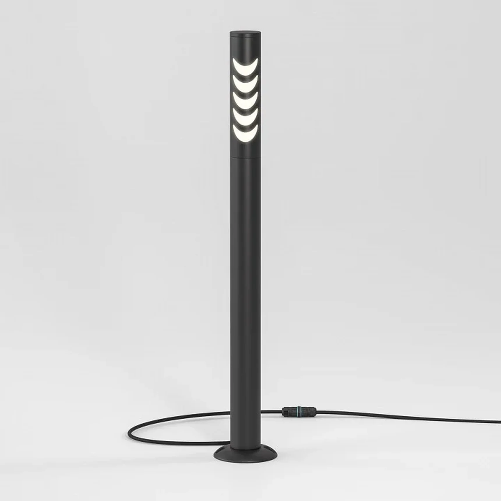 Светильник садово-парковый Smile 6w 3000K черный 35188/F