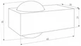 Накладной светильник Elektrostandard Lenses 35191/W черный