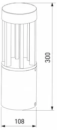 Наземный низкий светильник Elektrostandard Apart 35193/S