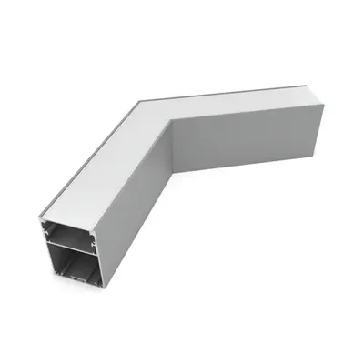 Соединитель RVE-CONNECT-120 угловой 120° для встраиваемого профиля 50x70 мм.