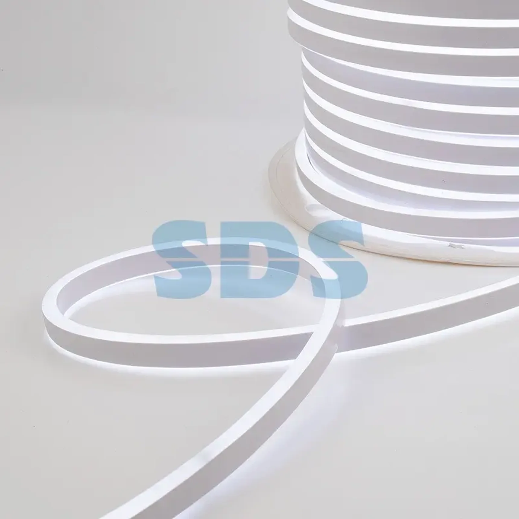 Гибкий неон LED SMD 8х16 мм, двухсторонний, белый, 120 LED/м, бухта 100 м