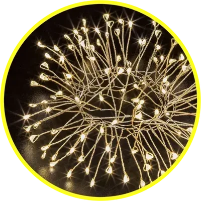 Светодиодная гирлянда NGF-F01-120WW-3AA-фейерверк