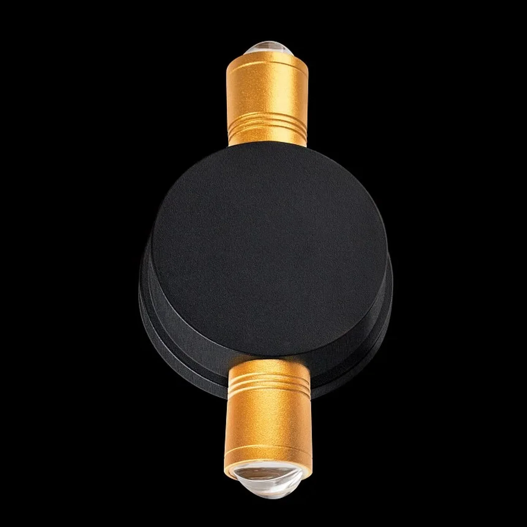 380623 Светильник DITO 2х1W LED 220LM G ЧЕРНЫЙ/ЗОЛОТО 4000K