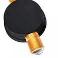 380623 Светильник DITO 2х1W LED 220LM G ЧЕРНЫЙ/ЗОЛОТО 4000K