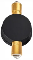 380623 Светильник DITO 2х1W LED 220LM G ЧЕРНЫЙ/ЗОЛОТО 4000K