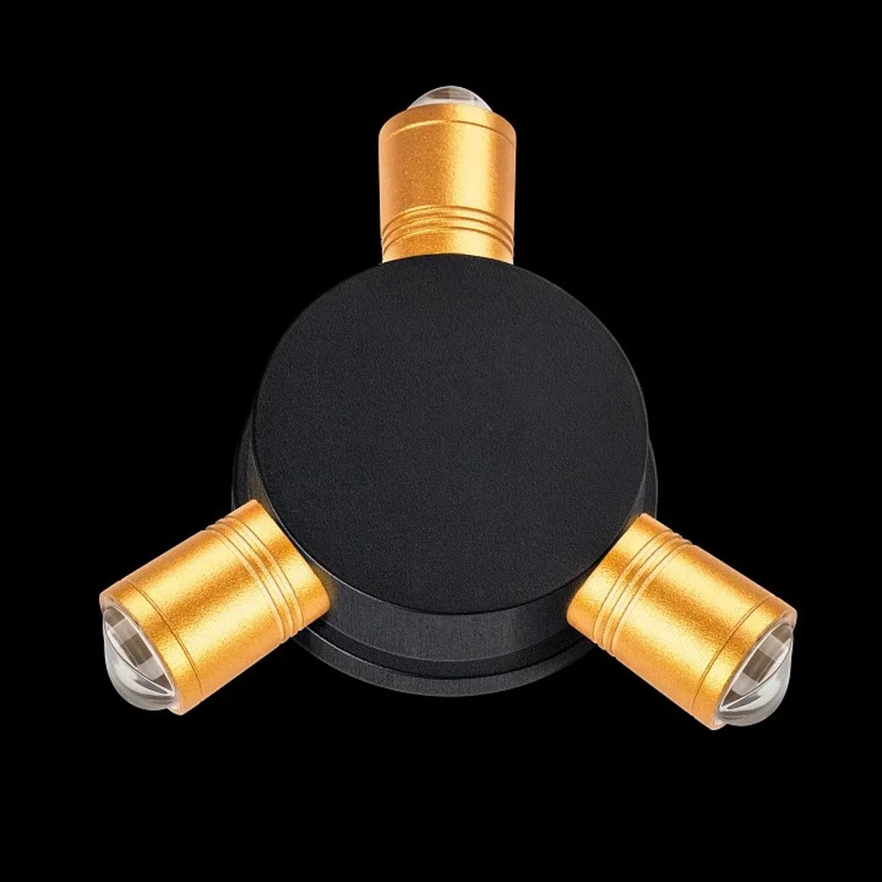 380633 Светильник DITO 3х1W LED 330LM G ЧЕРНЫЙ/ЗОЛОТО 4000K
