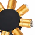 380683 Светильник DITO 8х1W LED 880LM G ЧЕРНЫЙ/ЗОЛОТО 4000K