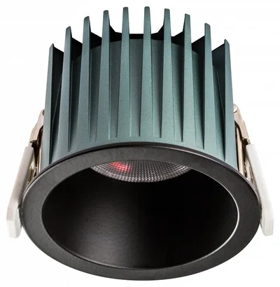 385637 Светильник CICLONE CYL 12W LED 923LM 60G ЧЕРНЫЙ 3000K IP44
