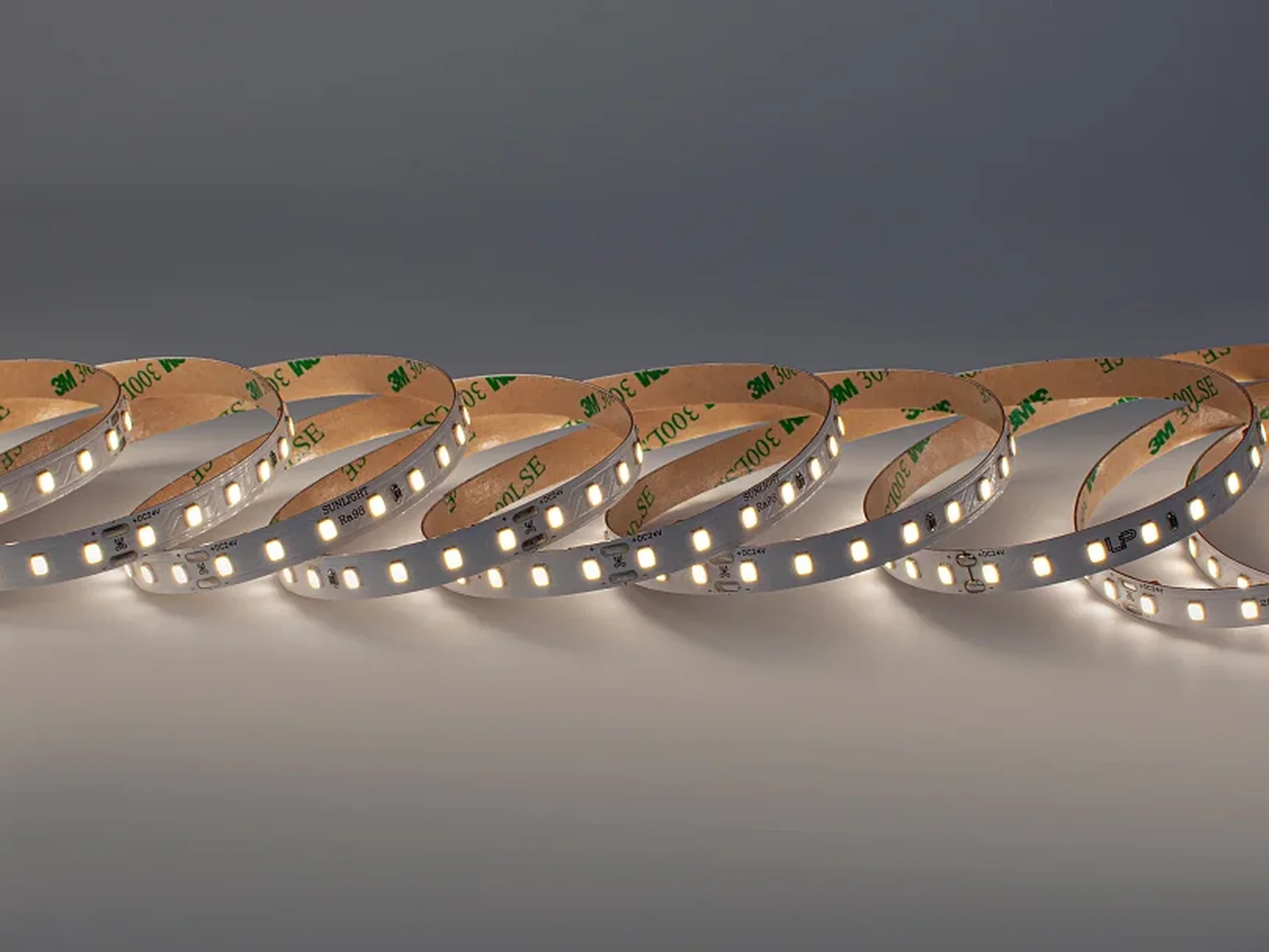 Светодиодная лента LEDS POWER 2835 112/м (10Вт/м) 24В нейтральная Ra98, серия SUNLIGHT
