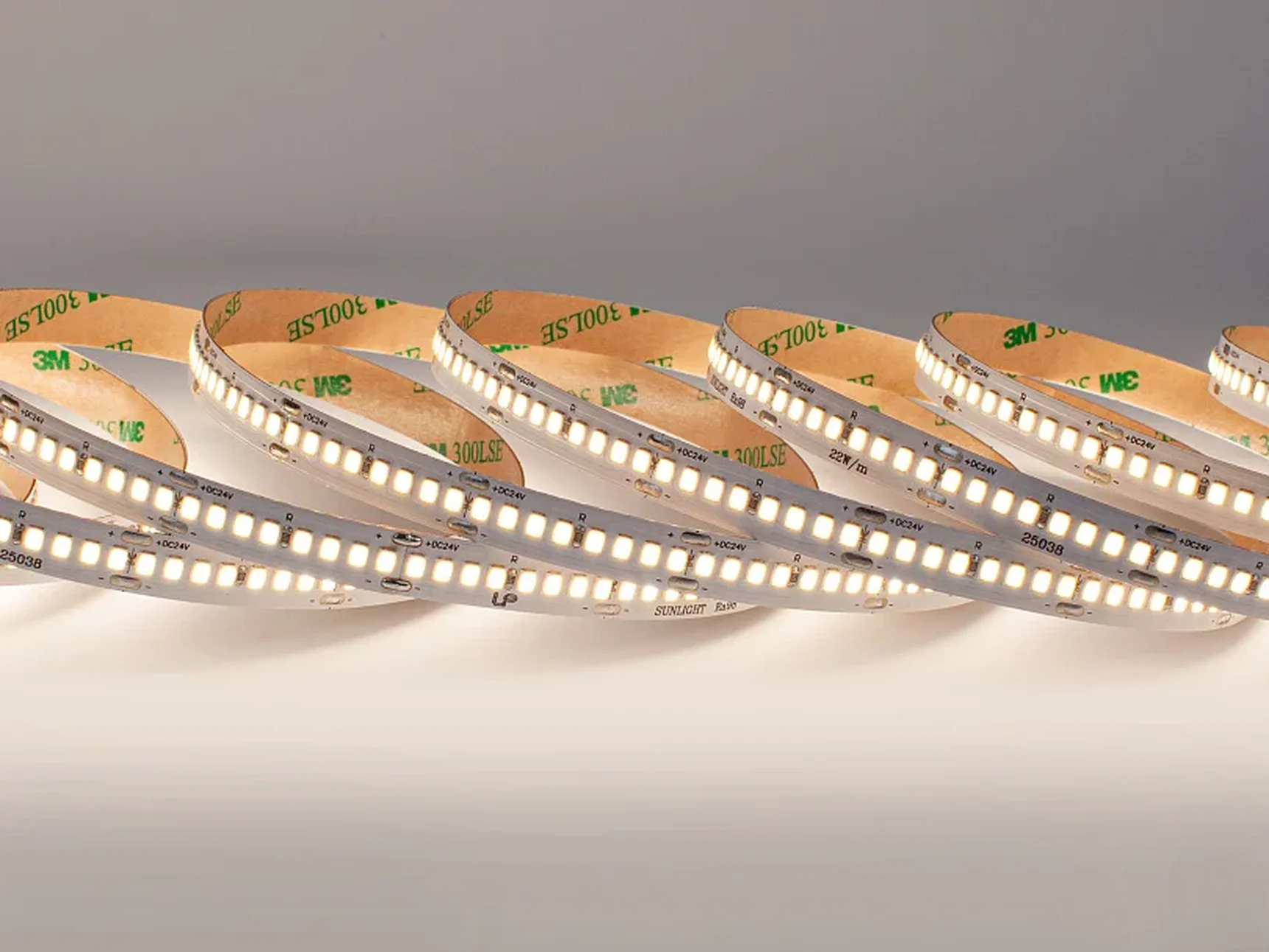 Светодиодная лента LEDS POWER 2835 240/м (22Вт/м) 24В нейтральная Ra98, серия SUNLIGHT