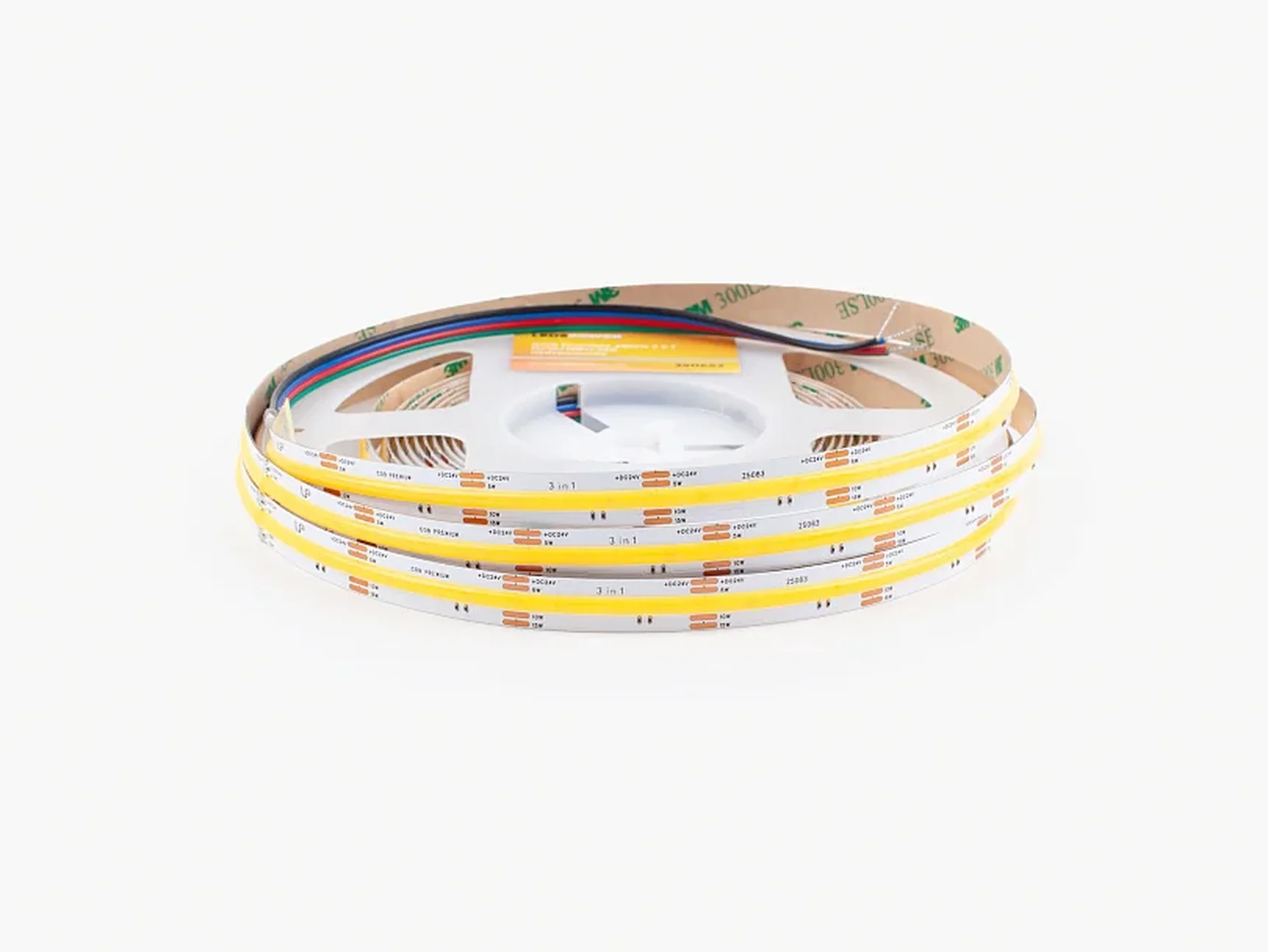 Светодиодная лента LEDS POWER COB Premium 480/м 3 в 1 (5/10/15Вт) 24В нейтральная