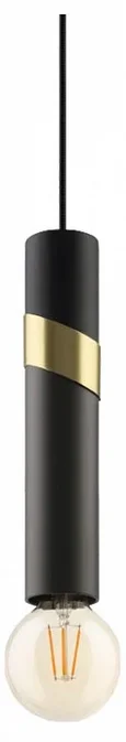 39935 Подвесной потолочный светильник (люстра) CEDRAL, 1x40W, E27, H1500, ?55, сталь, черный, матова