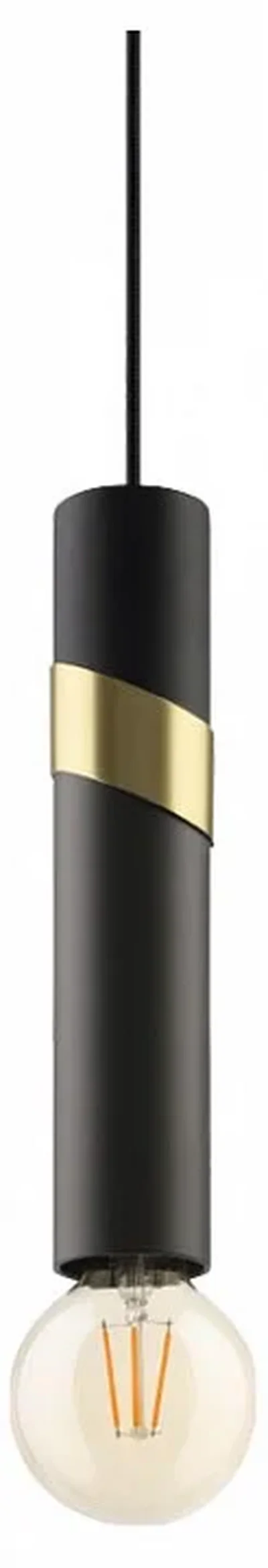 39935 Подвесной потолочный светильник (люстра) CEDRAL, 1x40W, E27, H1500, ?55, сталь, черный, матова