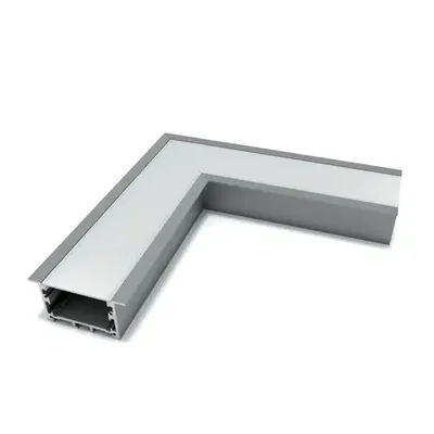 Соединитель RVE-CONNECT-90 угловой 90° для встраиваемого профиля V_63x32 мм.