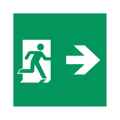 Пиктограмма EMGP-MARK-MA-RIGHT (Человек, Вправо) (Arlight, Пластик) 059837