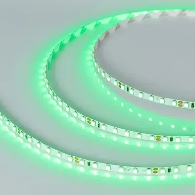 Лента RT-A120-5mm 24V Green (9.6 W/m, IP20, 2835, 5m) (Arlight, узкая)
