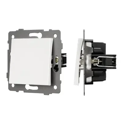 Механизм выключателя одноклавишный перекрёстный SWT-MKX1-PL-WH-V (250V, 10A) (Arlight, -)
