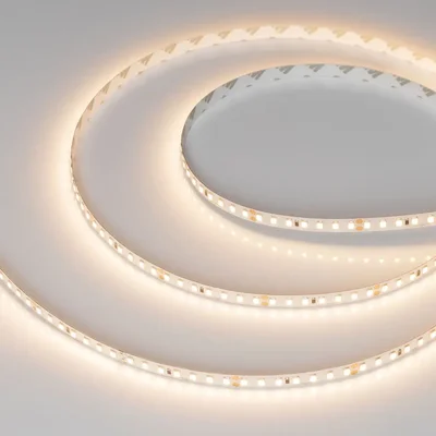 Лента UL-A140-8mm 24V Warm3000 (5 W/m, IP20, 5m) (Arlight, 7 лет)