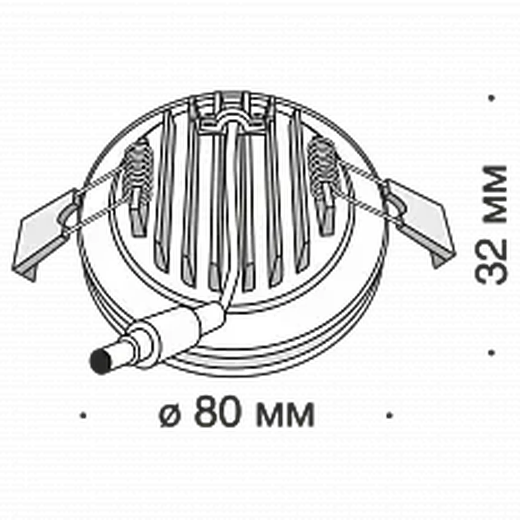 Встраиваемый светильник Phanton DL303-L7B