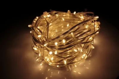 LED-LP-15СМ-100M-666L-12V-WW/CL, LED клип-лайт белый теплый c КОЛПАЧКОМ, прозрачный провод