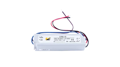Блок питания для светодиодных лент IP 67 пластик 50 W, 12V, LV-50-12