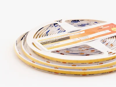 Светодиодная лента NEW COB 256/м (11Вт/м) 24В желтая 006383