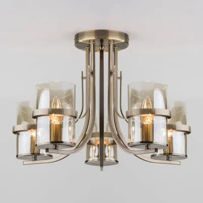 Потолочная люстра Eurosvet 60085/5 античная бронза