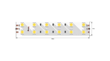 Лента светодиодная LUX, 5050, 120 LED/м, 28,8 Вт/м, 24В, IP33, Теплый белый + холодный белый (3000-6000K), 000515