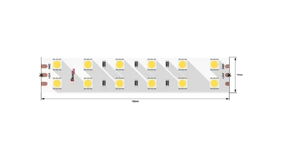 Лента светодиодная LUX, 5050, 120 LED/м, 28,8 Вт/м, 24В, IP33, Теплый белый + холодный белый (3000-6000K), 000515