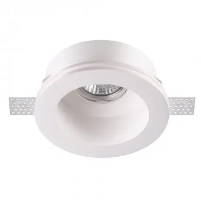 Встраиваемый гипсовый светильник в штукатурку или под покраску Novotech Yeso 370469