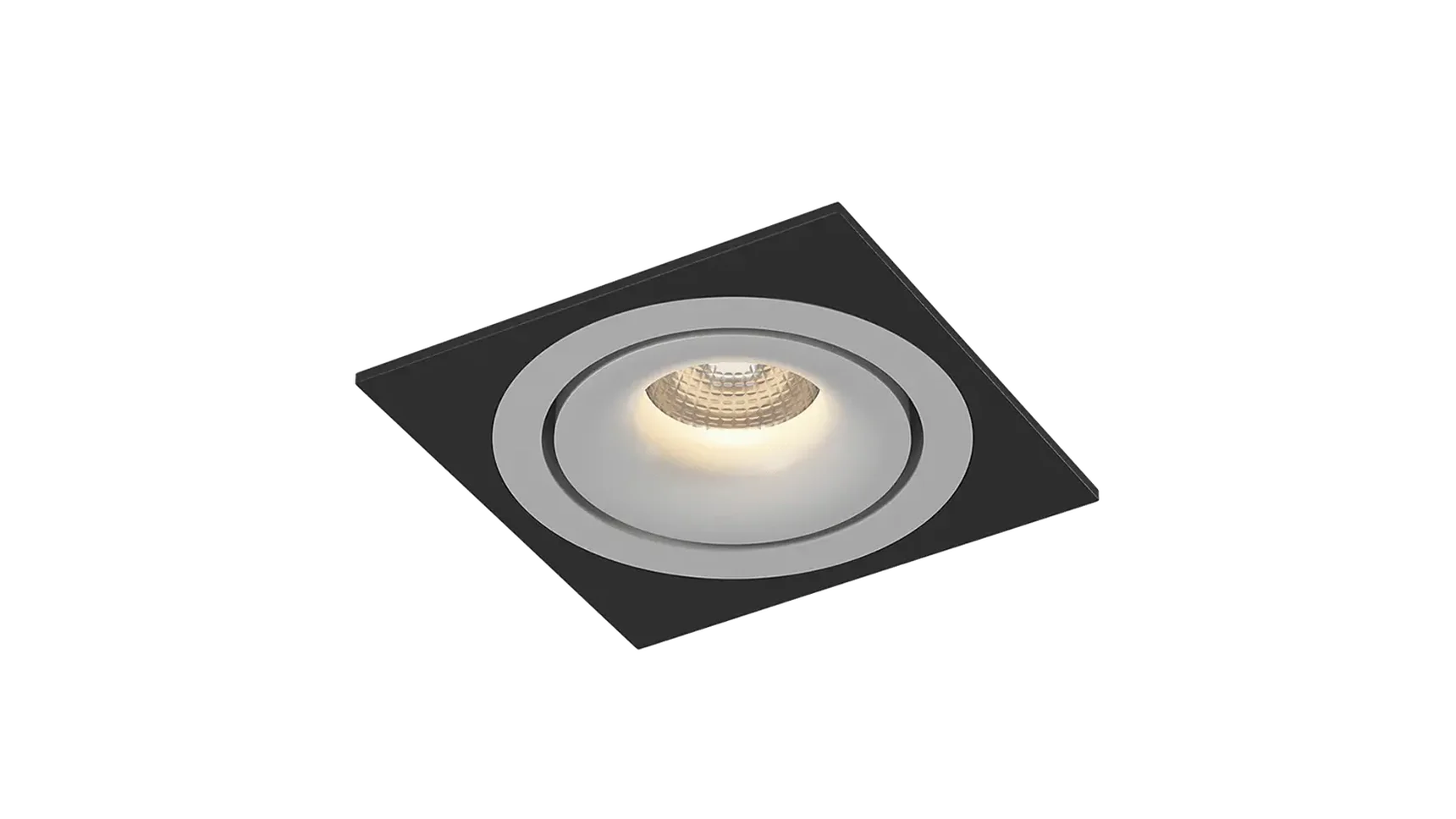 Рамка для серии COMBO 1 квадратная, черная, COMBO-1S1-BL