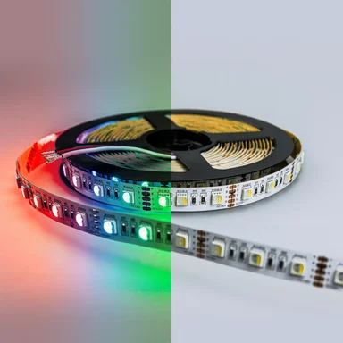 Светодиодная лента 5050 60 LED (14,4W/M) 12V RGB+Белый