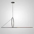 Подвесной светильник Imperiumloft Suspension Cercle Et Trait – Graphite Satine 40.1282-0