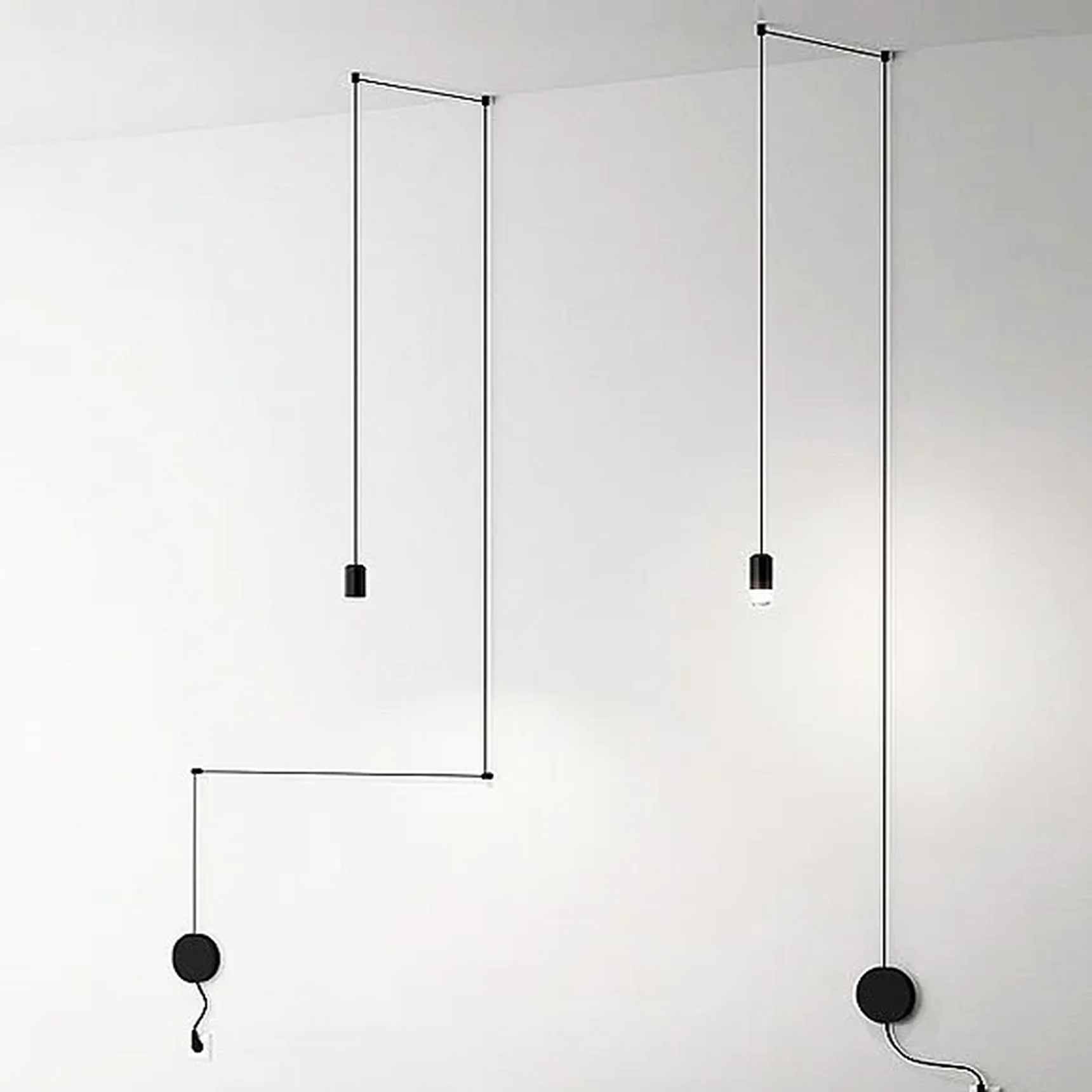 Подвесной светильник Imperiumloft Vibia Wireflow 40.1638