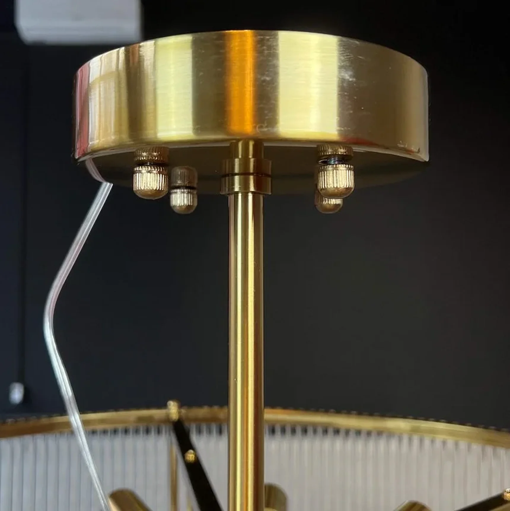 Светильник на штанге Imperiumloft RH Marais Round Chandelier 40,2668