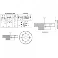 Светильник на штанге Imperiumloft RH Marais Round Chandelier 40,2668