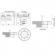 Светильник на штанге Imperiumloft RH Marais Round Chandelier 40,2668