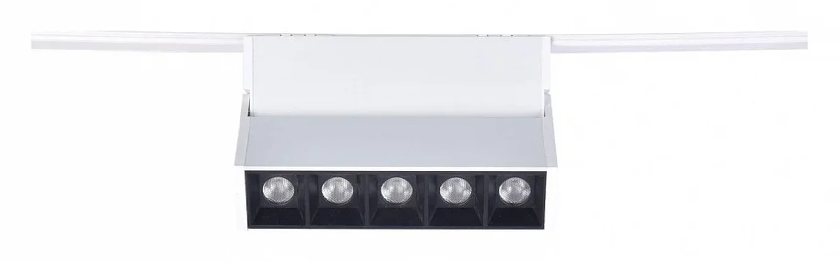 4142-1U, потолочный светильник, L140xW35xH105, LEDx10W, 42V, угол рассеивания: 30°, 700LM, 3000-6000K, IP20