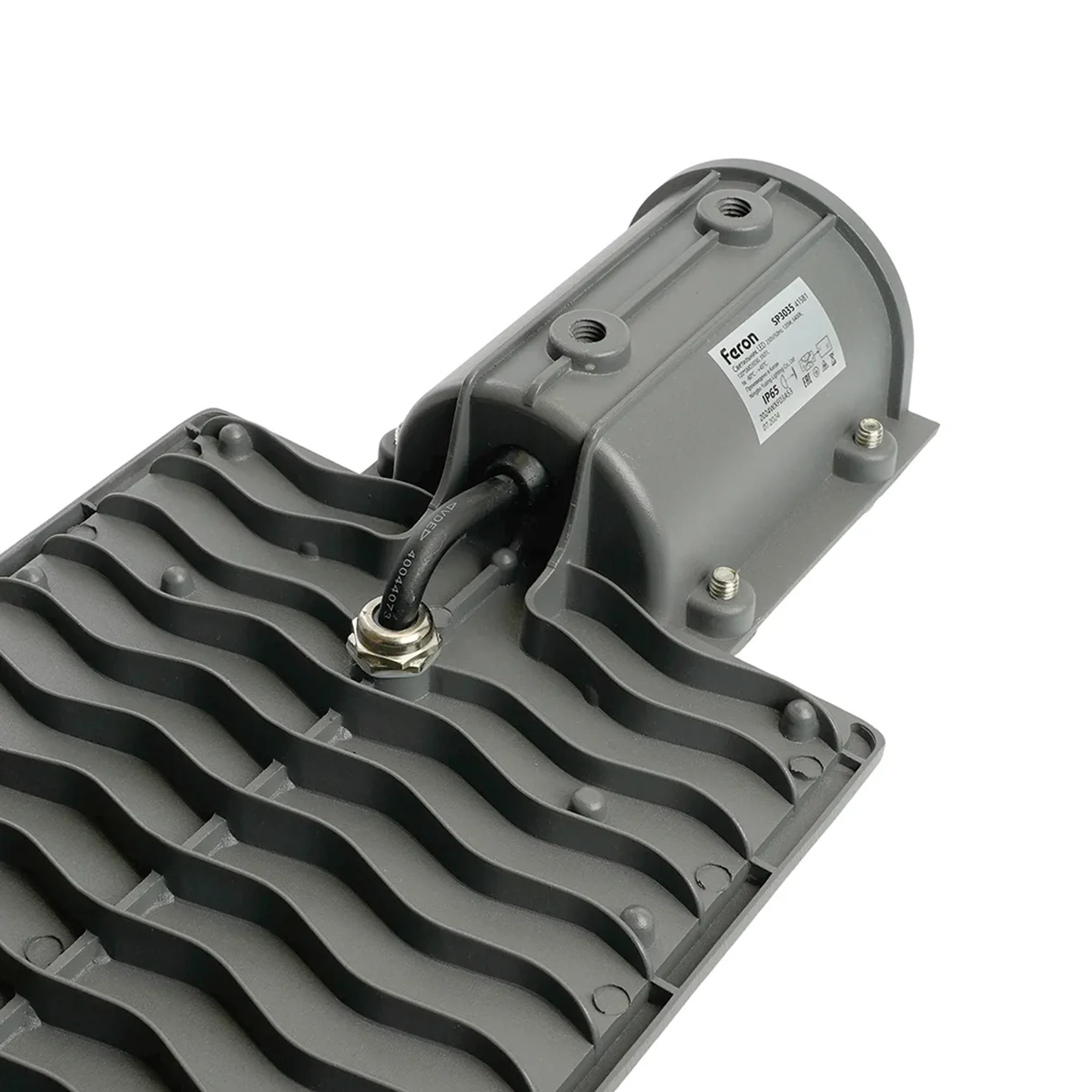 Светодиодный уличный консольный светильник Feron SP3035 120W 6400K 230V, серый