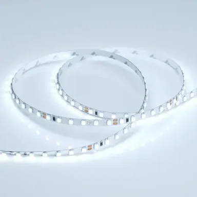 Лента RT 2-5000 24V Cool 15K 5mm 2x (3528, 600 LED, LUX) (Arlight, 9.6 Вт/м, IP20)