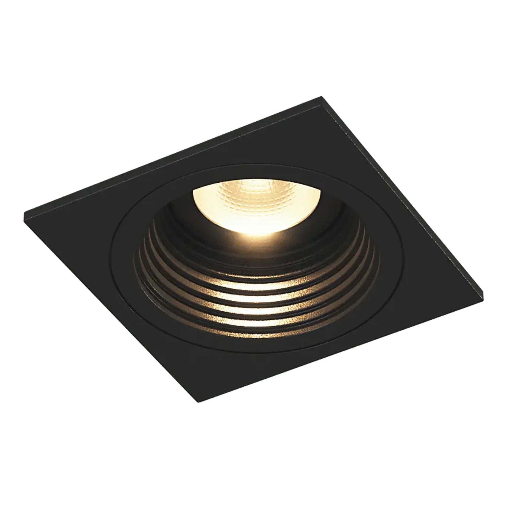 Корпус светильника потолочный встраиваемый, Черный, IP20, COMBO-42-BL