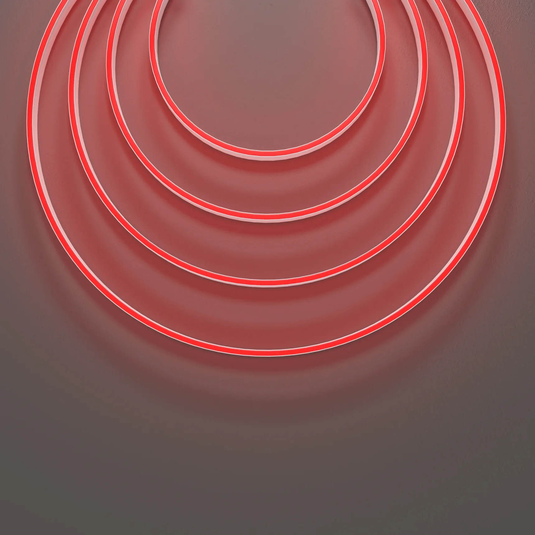 Гибкий неон 10x4 24В 9,6 Вт/м Red IP67 5м