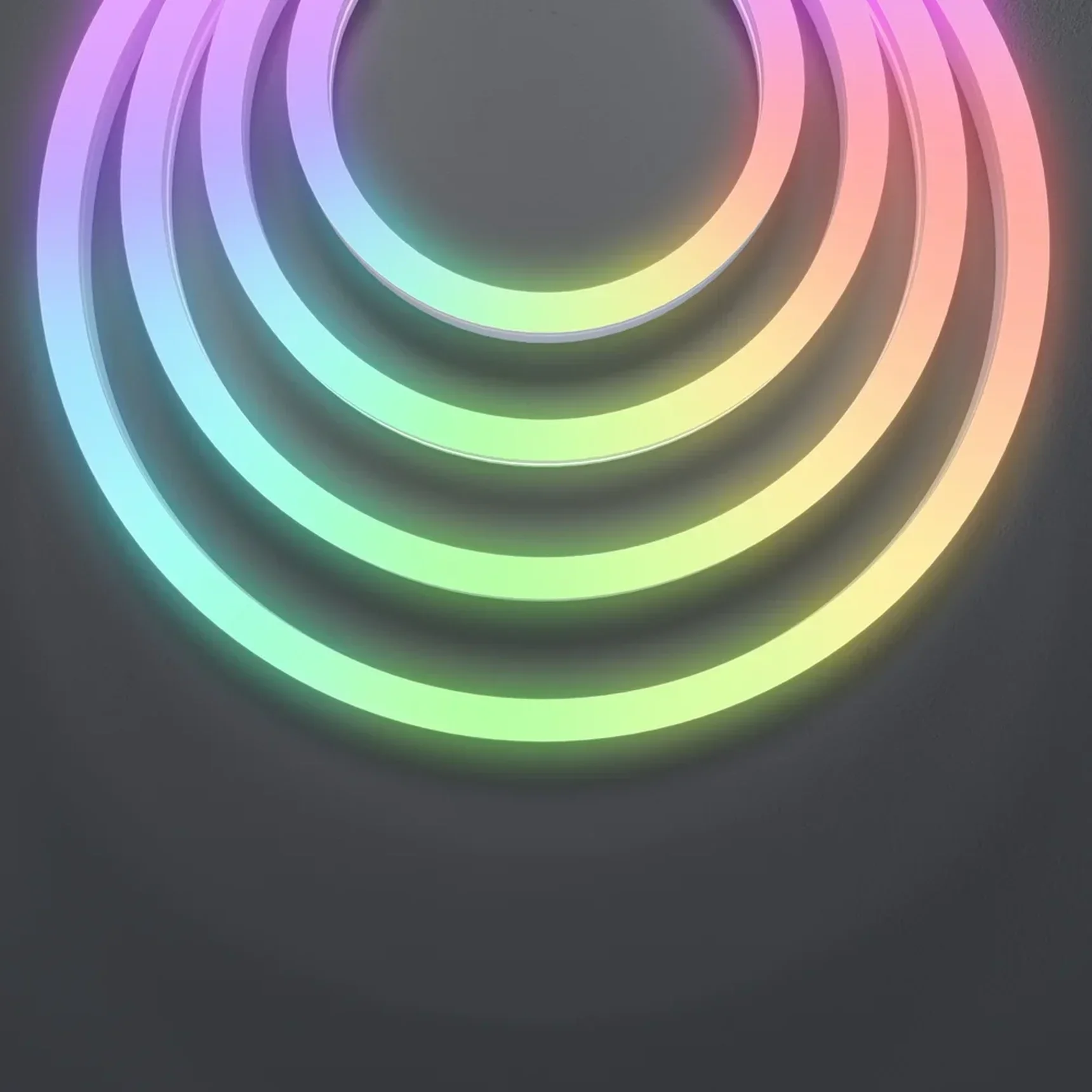 Гибкий неон 17х12 24В 17,8Вт/м IP67 5м Адресный (SPI) Цветной (RGB)