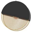 43811 Подвесной потолочный светильник (люстра) MUMLES, 1Х40W, E27, L285, B90, H1100, сталь, черный,