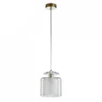 NEWPORT 4400 4401/S gold, Подвесной светильник, Gold Clear crystal Clear glass D15*H19/269 cm E14 1*60W