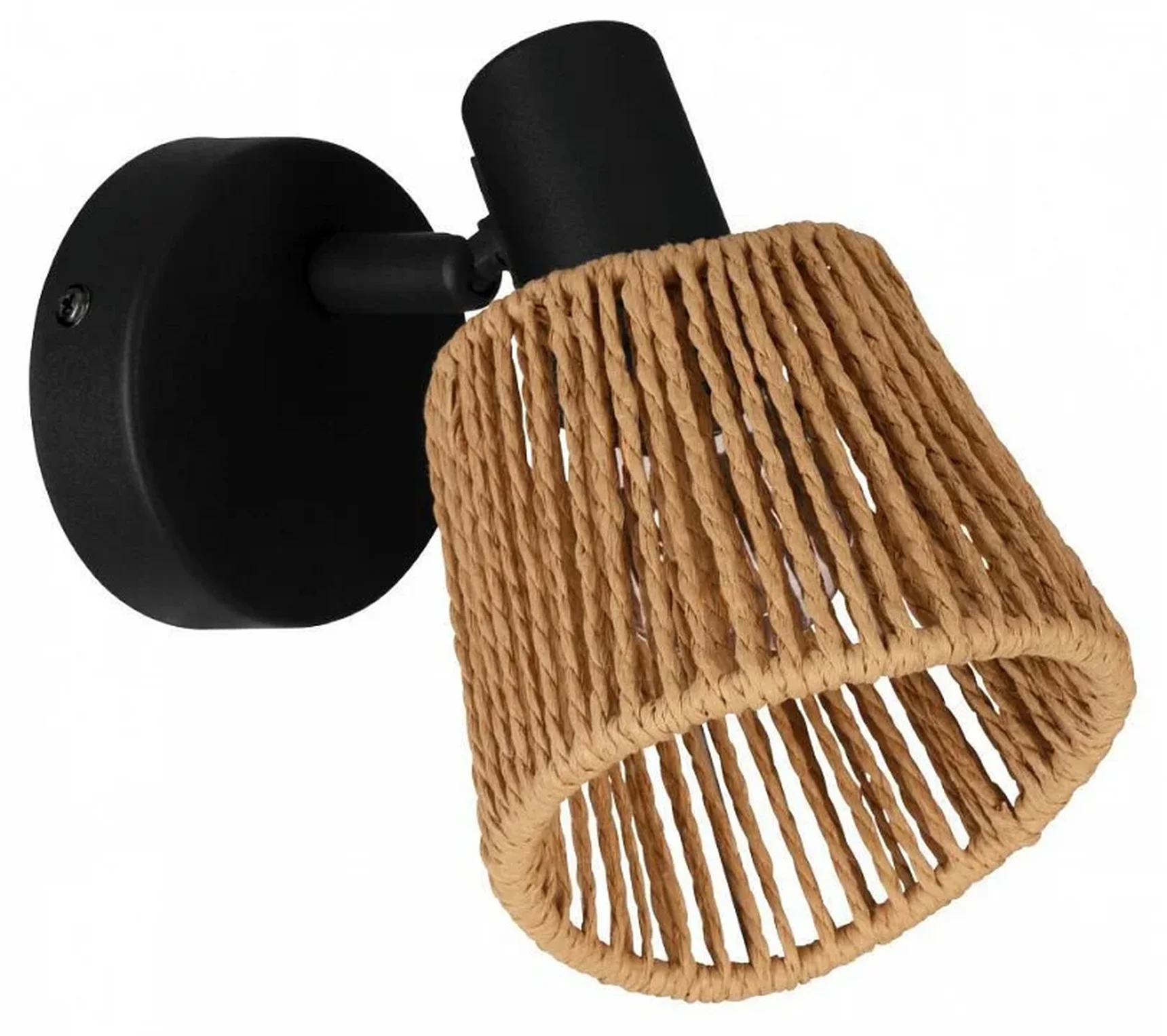 44128 Спот KEELBY, 1X40W(E14), сталь, черный, натуральный