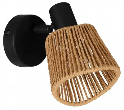 44128 Спот KEELBY, 1X40W(E14), сталь, черный, натуральный