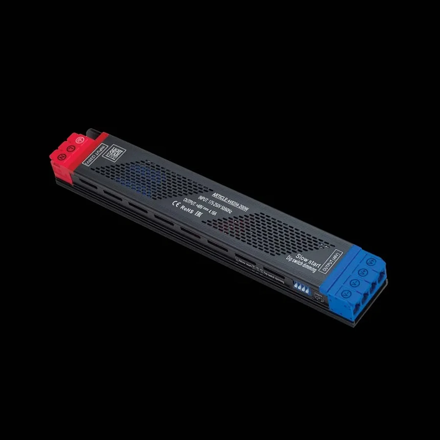 448204 Блок питания 48V с DIP+плавный пуск LIGHTSTAR 200W