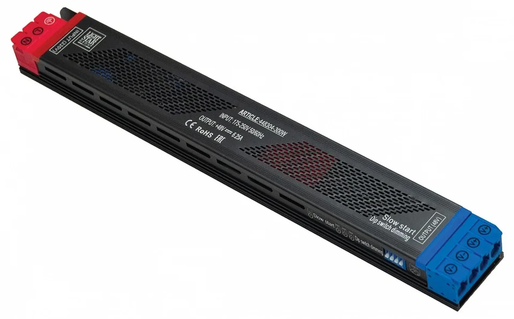 448304 Блок питания 48V с DIP+плавный пуск LIGHTSTAR 300W
